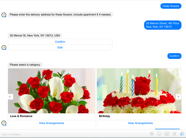 1-800 Flowers Chatbot 