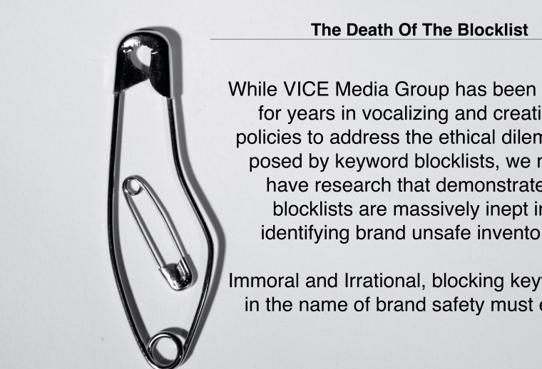 Vice has worked to combat blocklists, but only recently launched a study to examine the issue more closely.