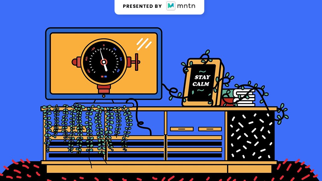 Ilustration of a pressure valve on a television screen.