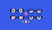 eyes working toward success